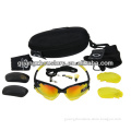 Airsoft Paintball Full Set Goggle w/ 3pc of Lens Black GZ8025